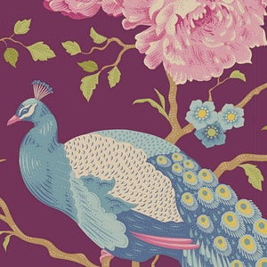 Chic Escape - Peacock tree - Grape -  Tone Finnanger with Tilda