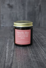 Load image into Gallery viewer, Hand-poured Coconut Soy Wax Candles For Quilters: 4 Oz Citrus &amp; Cotton Blossom | Smells like I'm sewing and want to be left alone.
