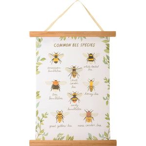 Common Bee Species Wall Decor