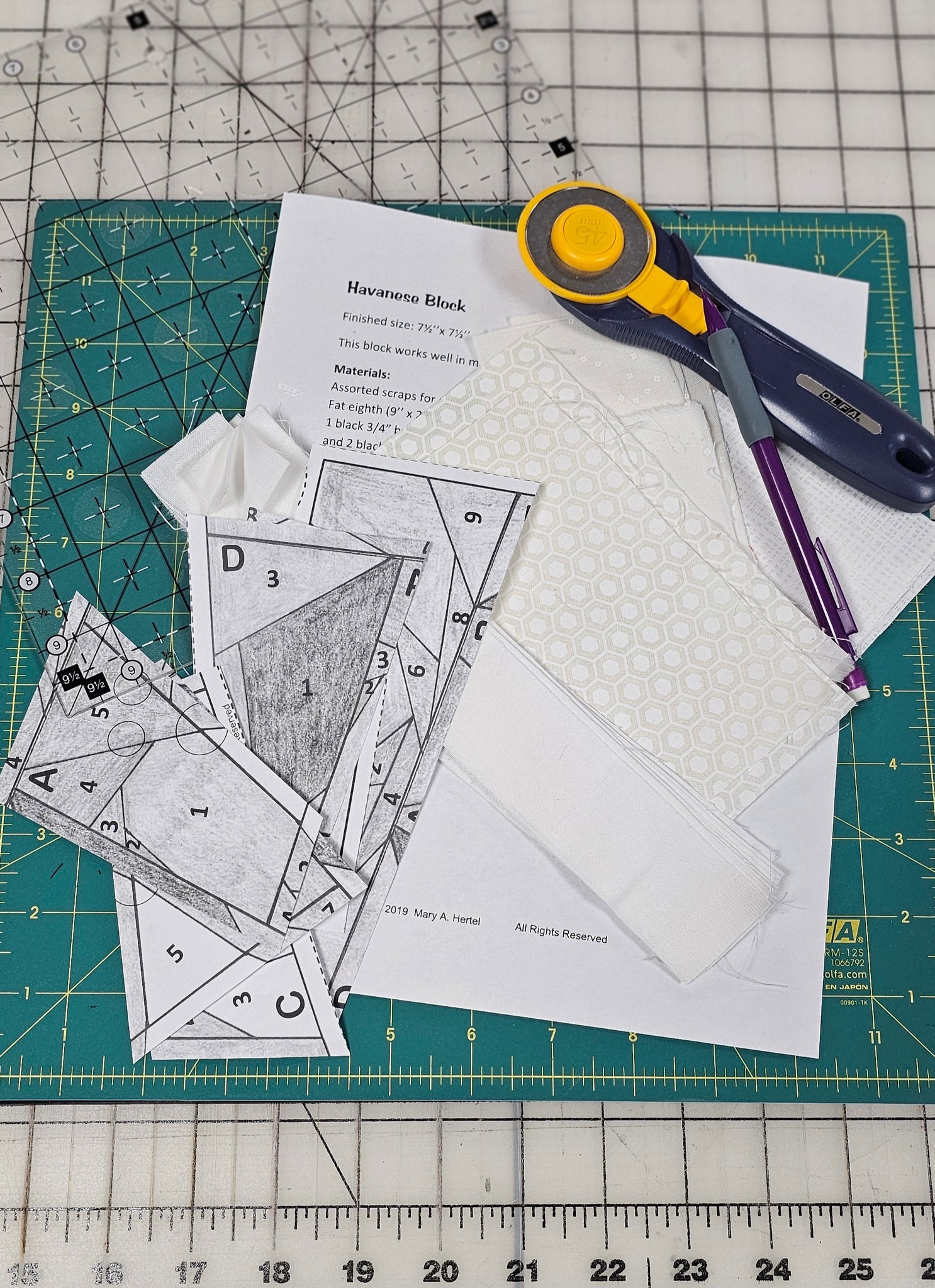 Series of Foundation Paper Piecing