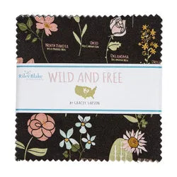 Wild and Free - 10 in Stacker 42 pcs - Gracey Larson with Riley Blake Designs