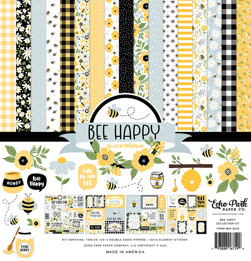 Bee Happy Collection - 12 x 12 Collection Kit - Echo Park