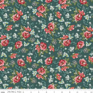 Bellissimo Gardens - Floral - Jade - My Mind's Eye with Riley Blake Designs