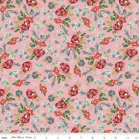 Bellissimo Gardens - Floral - Pink - My Mind's Eye with Riley Blake Designs