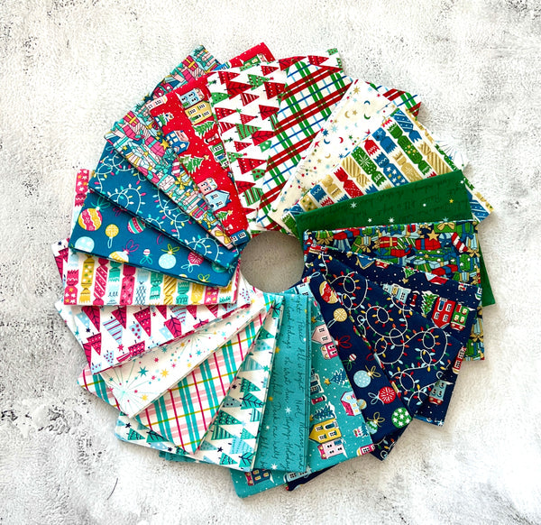 Deck the Halls - 5 FQ bundle - Liberty Fabrics with Riley Blake Designs