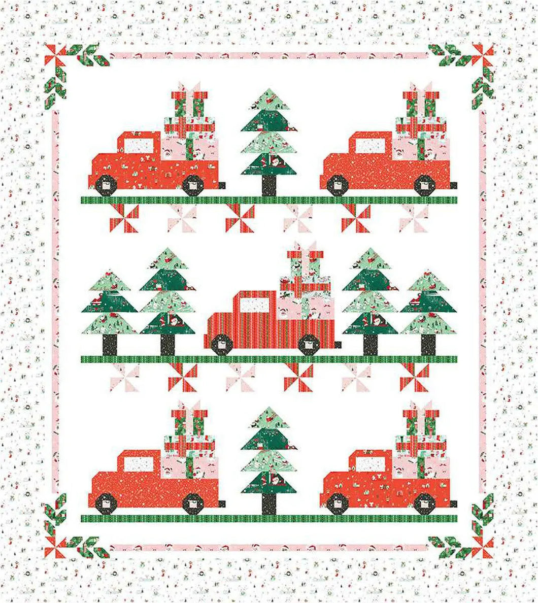 Vintage Christmas 2 Quilt Pattern Designed by Erica Made with Riley Blake Designs