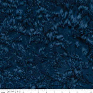 Expressions - Batiks - Hand Dyes -  Dark Blue 3 - Riley Blake Designers with Riley Blake Designs