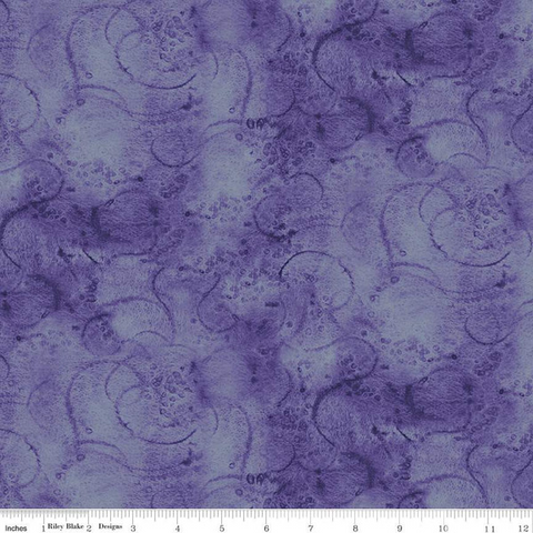 Painter’s Watercolor Swirl - Periwinkle - J. Wecker Frisch with Riley Blake Designs