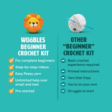 Craft Kit - Woobles - Cornelius the Bee Beginner Crochet Kit