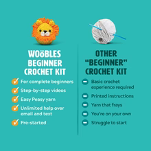 Craft Kit - Woobles - Fred the Dinosaur Beginner Crochet Kit