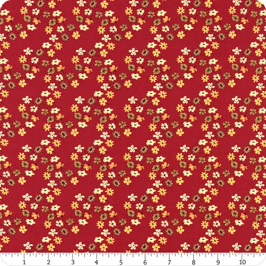 Fall’S In Town - Floral - Red - Sandy Gervais with Riley Blake Designs