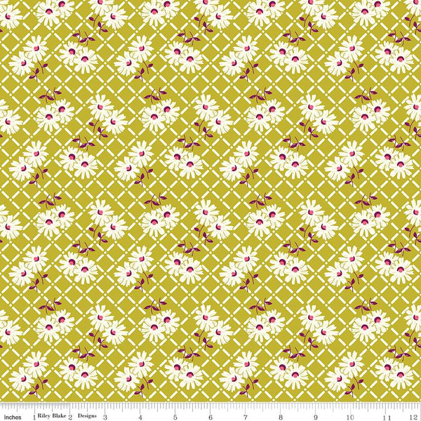 Adel in Summer - Trellis - Pear - Sandy Gervais with Riley Blake Designs