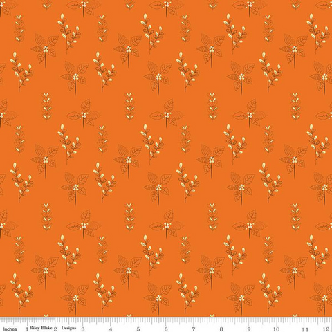 Fall’S In Town - Drawing - Orange - Sandy Gervais with Riley Blake Designs