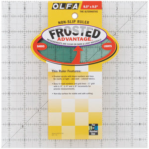 Olfa Square Frosted Ruler 9.5in