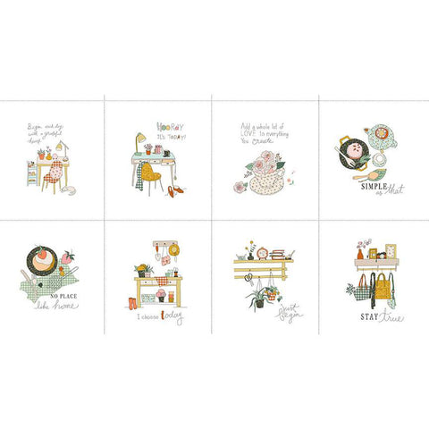Forgotten Memories - Panel 24"x 43.5" - Minki Kim with Riley Blake Designs