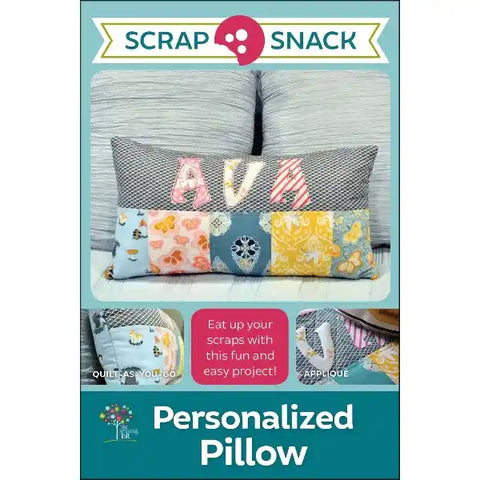 The Sewing Loft - Scrap Snack Pattern - Personalized Pillow