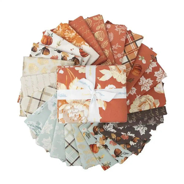 Shades of Autumn - Fat Quarter Bundle 24 pcs - My Mind's Eye with Riley Blake Designs