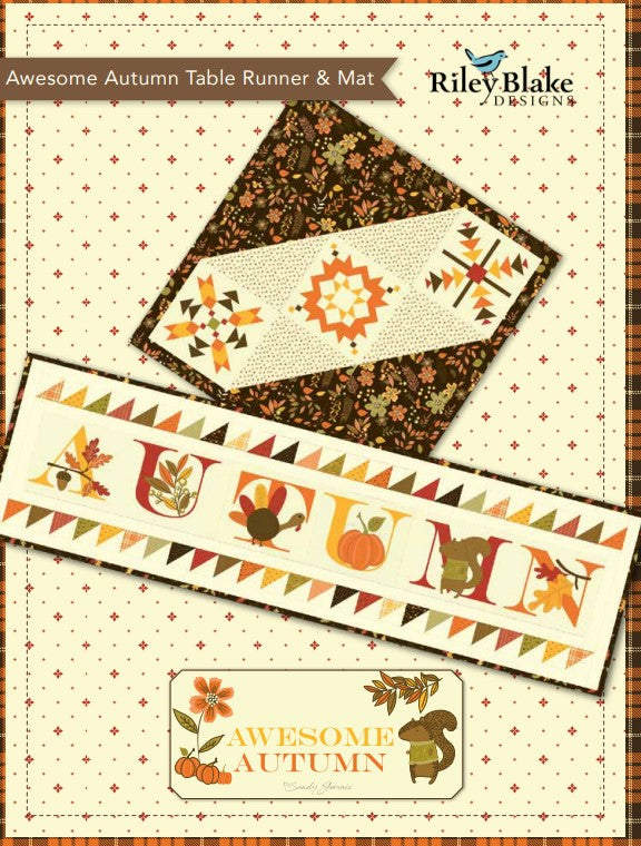 Awesome Autumn - Table runner Kit