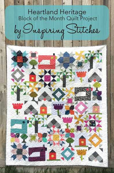 Inspiring Stitches - Heartland Heritage - Quilt Pattern Sampler