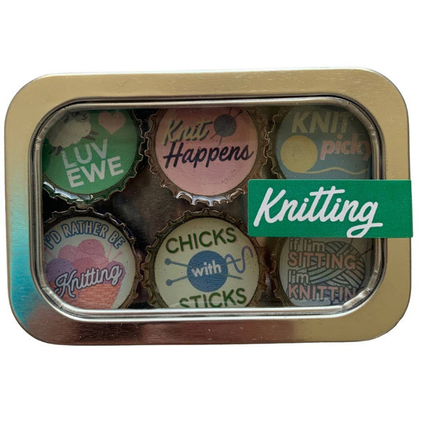 Knitting Magnets - Handmade & Eco-friendly