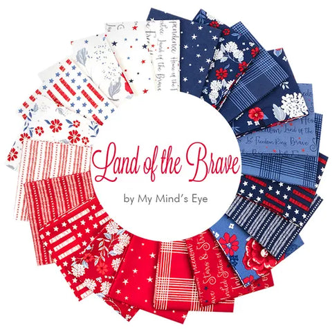 Land of the Brave Fat Quarter Bundle My Mind's Eye Riley Blake Designs