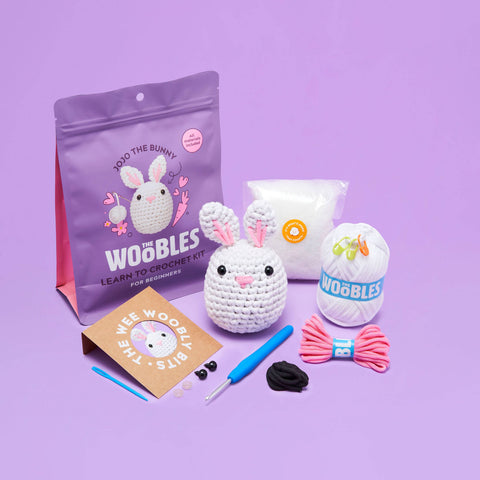 Craft Kit - Woobles - Jojo the Bunny Beginner Crochet Kit