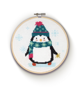 Craft Kit - Penguin Cross Stitch