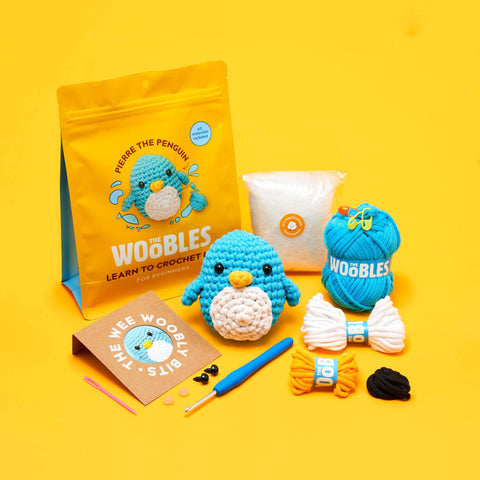 Craft Kit - Woobles - Pierre the Penguin Beginner Crochet Kit