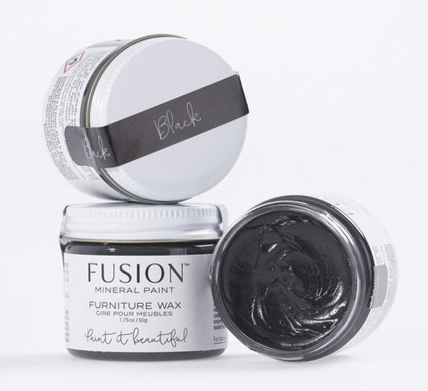 Fusion Mineral Paint - Furniture Wax - Black