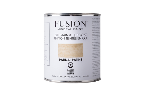 Fusion Gel Stain & Topcoat - Patina - Finish