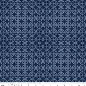 Winter Barn Quilts - Compass - Navy - Tara Reed with Riley Blake Designs