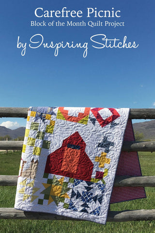 Inspiring Stitches - Carefree Picnic - Quilt Pattern Sampler